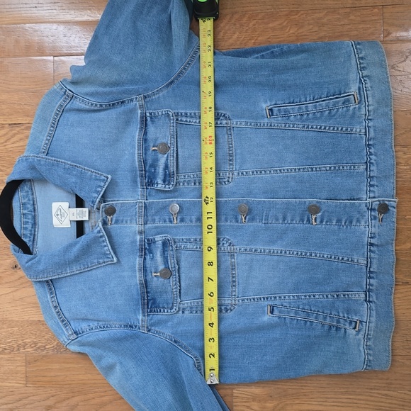 ST. JOHN'S BAY BRAND WOMEN'S LIGHT BLUE STRETCH JEAN JACKET SIZE XL - Picture 9 of 16